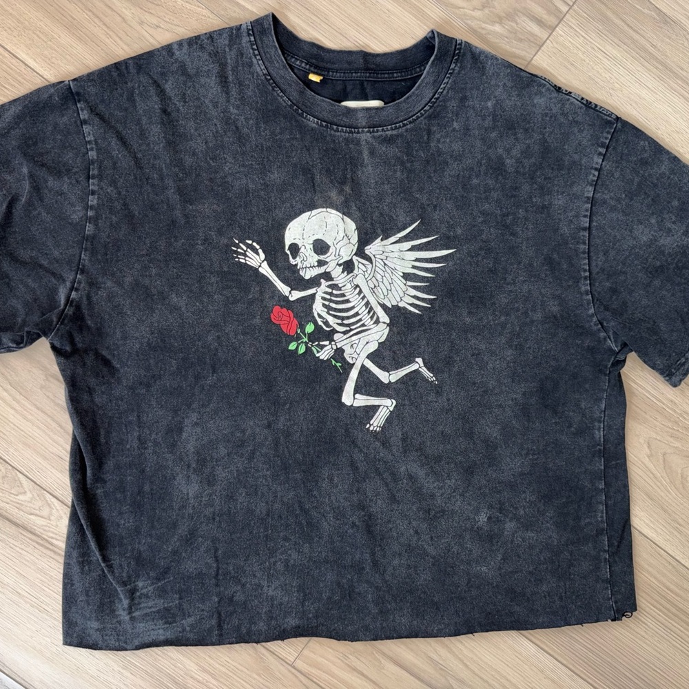 Gallery Dept Acid Washed Cupid Skeleton Sz L